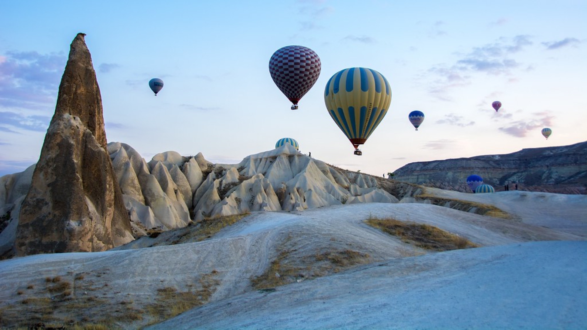 Hot air balloons over Cappadocia